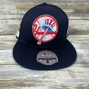 New York Yankees Hat Liberty Limited Edition Mitchell & Ness Fitted Cap 7 1/2